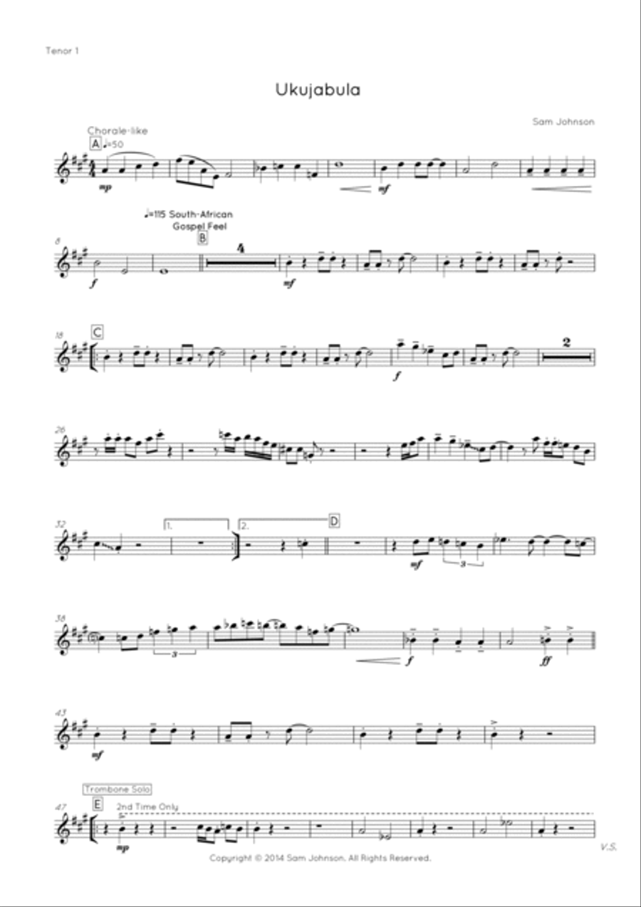 Ukujabula Ukujabula Jazz Ensemble scores gallery preview page 5