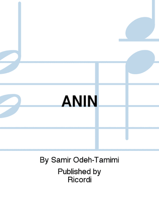 Book cover for ANIN