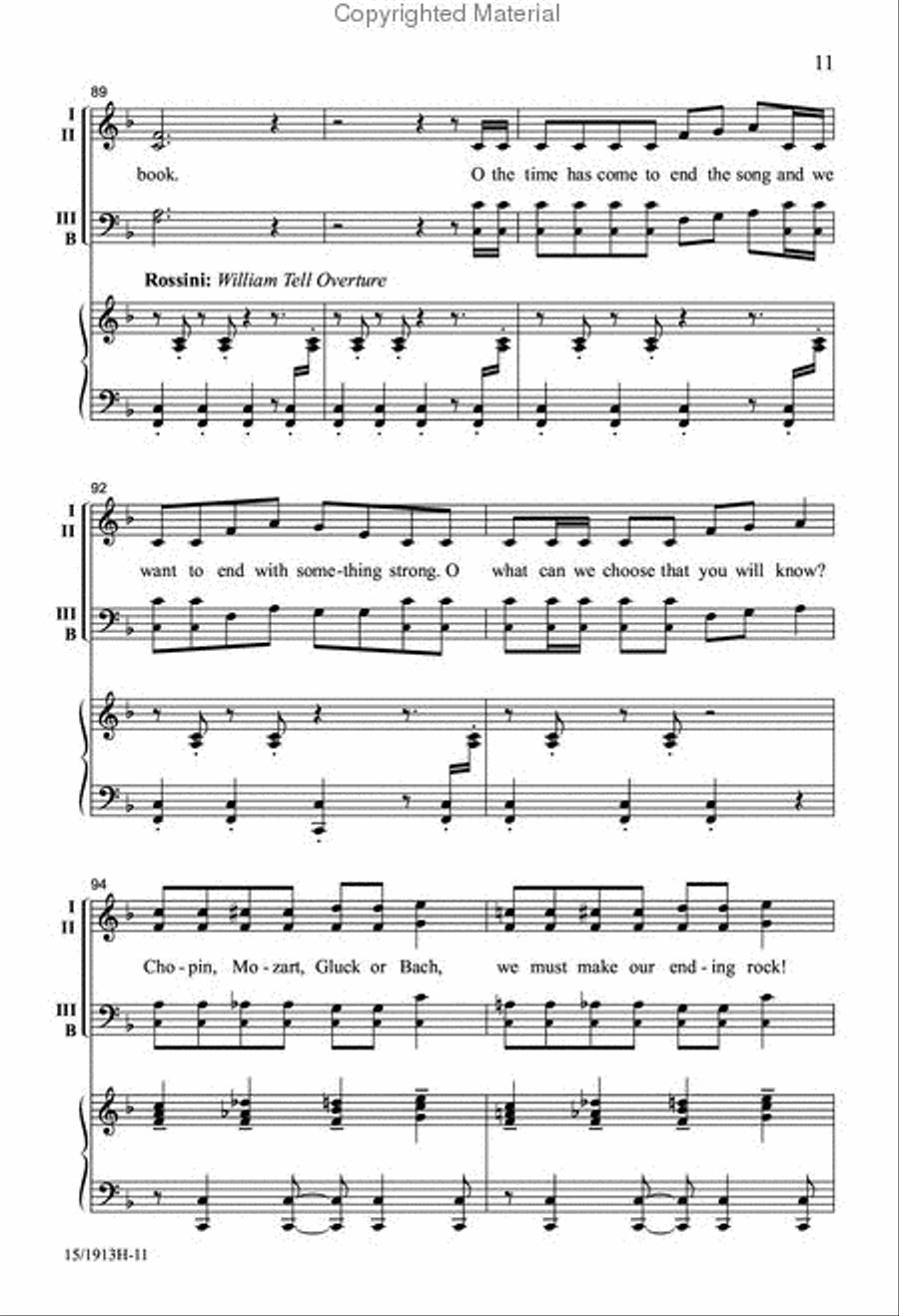 Spoof á la Classique 4-Part scores gallery preview page 11