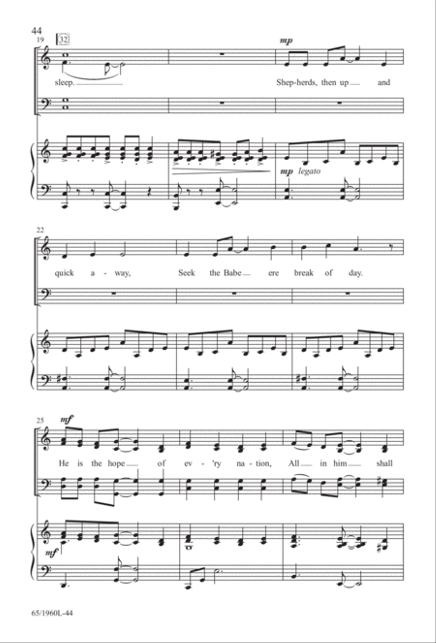 A New Birth...A New Beginning 4-Part scores gallery preview page 45