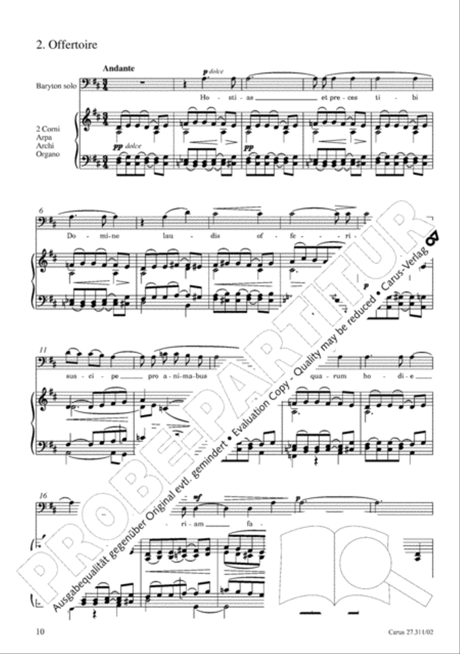 Requiem - church version (Requiem. Fassung mit kleinem Orchester) 4-Part scores gallery preview page 11