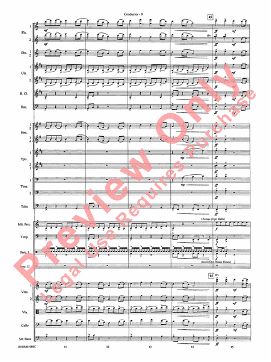 The Great Locomotive Chase Full Orchestra scores gallery preview page 16