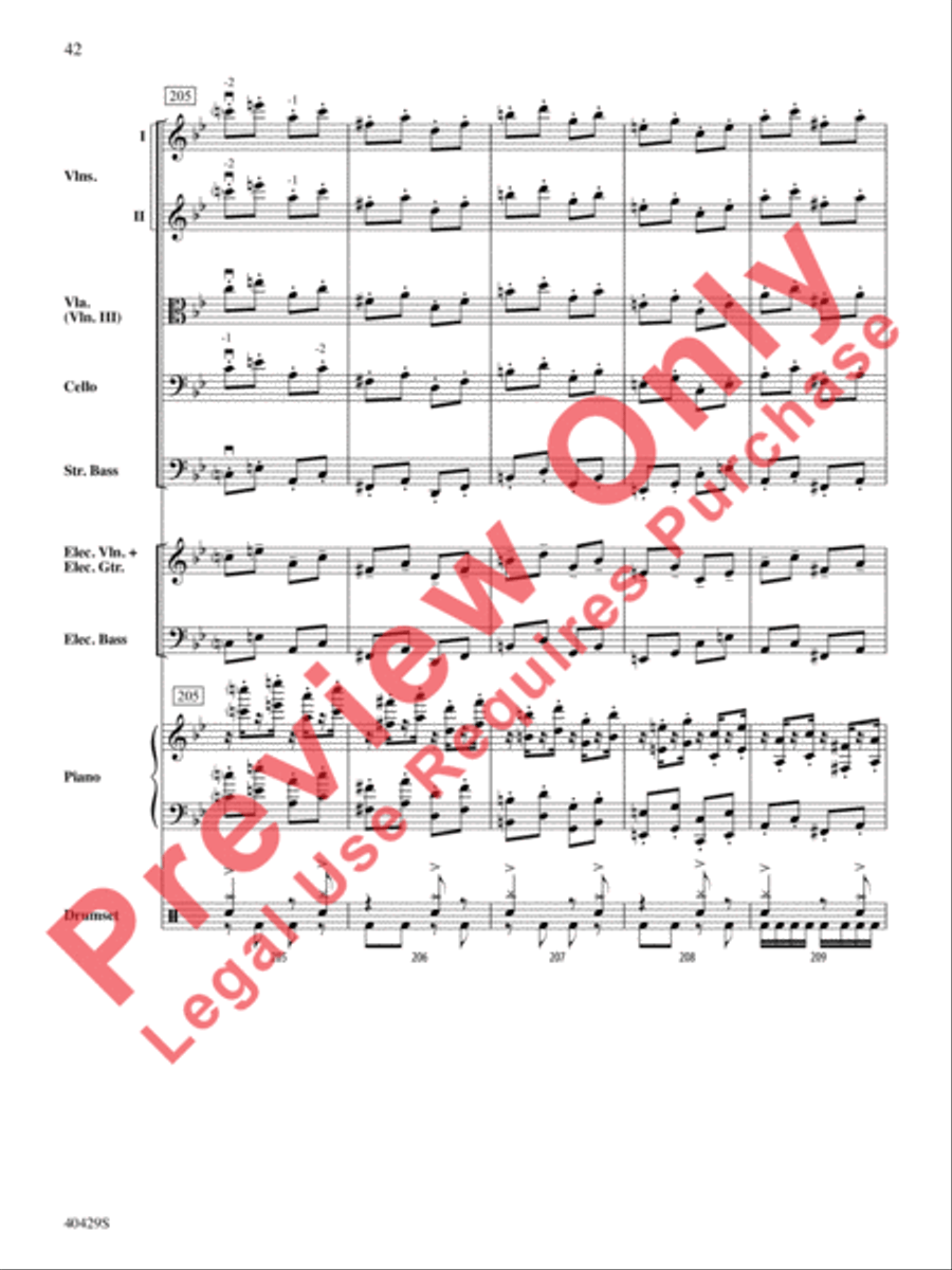 Wish Liszt Wish Liszt String Orchestra scores gallery preview page 43