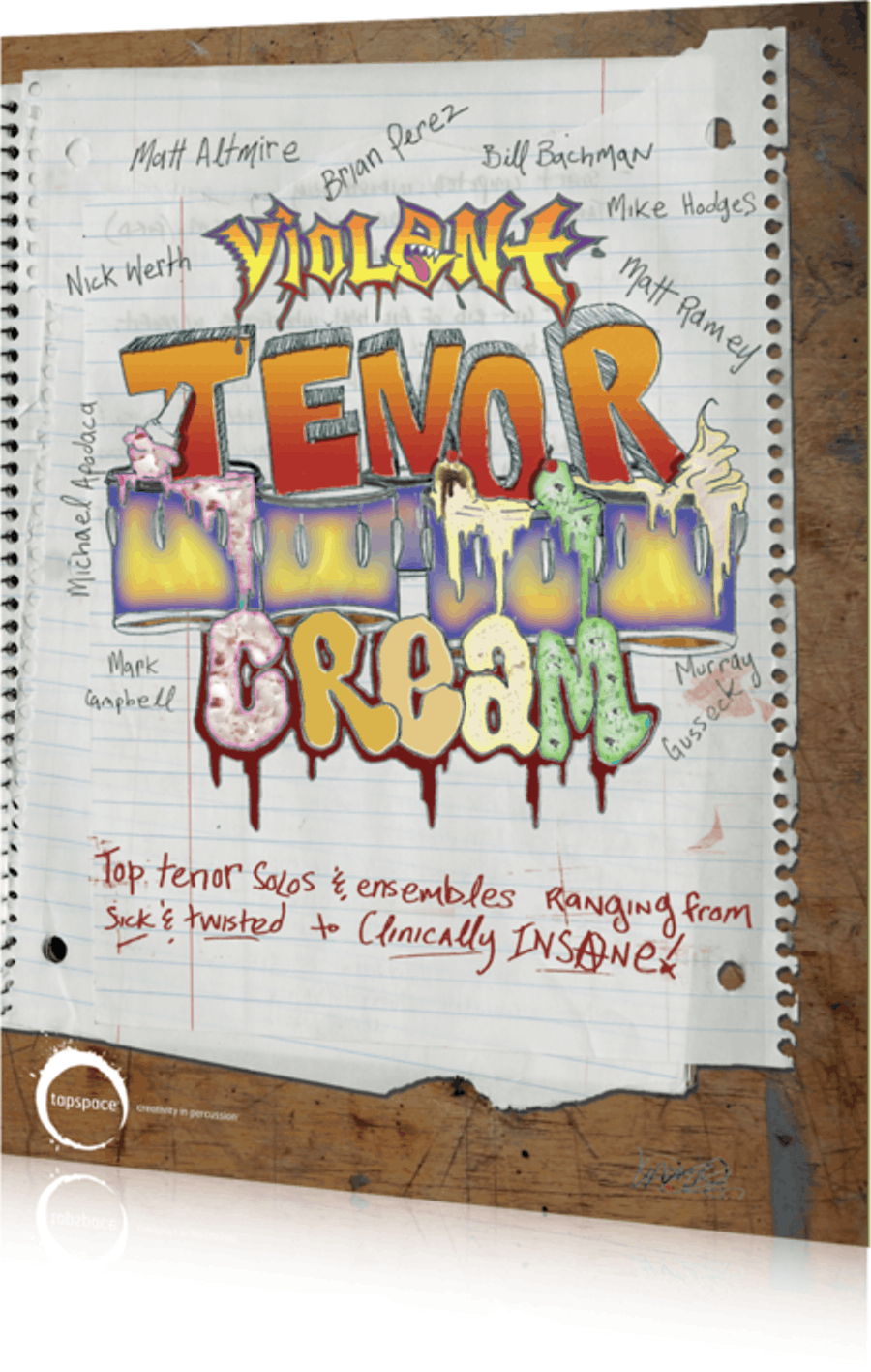 Violent Tenor Cream Drums scores gallery preview page 1