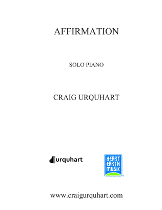 Book cover for Craig Urquhart - AFFIRMATION (Complete album)