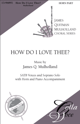 Book cover for How Do I Love Thee (Horn Part)