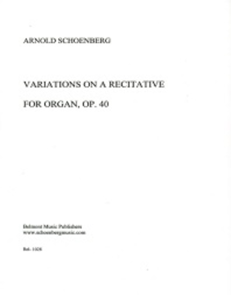 Variations for Organ, Op. 40 image number null