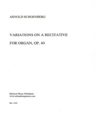 Variations for Organ, Op. 40