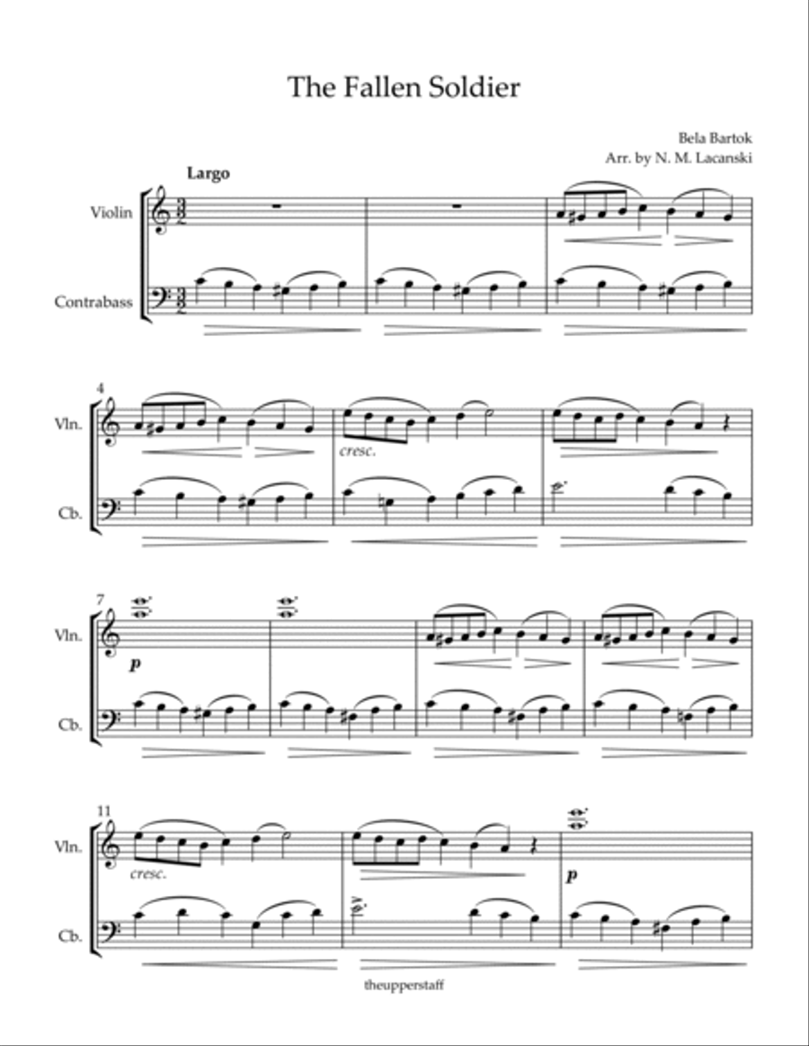The Fallen Soldier The Fallen Soldier Bass Voice scores gallery preview page 2