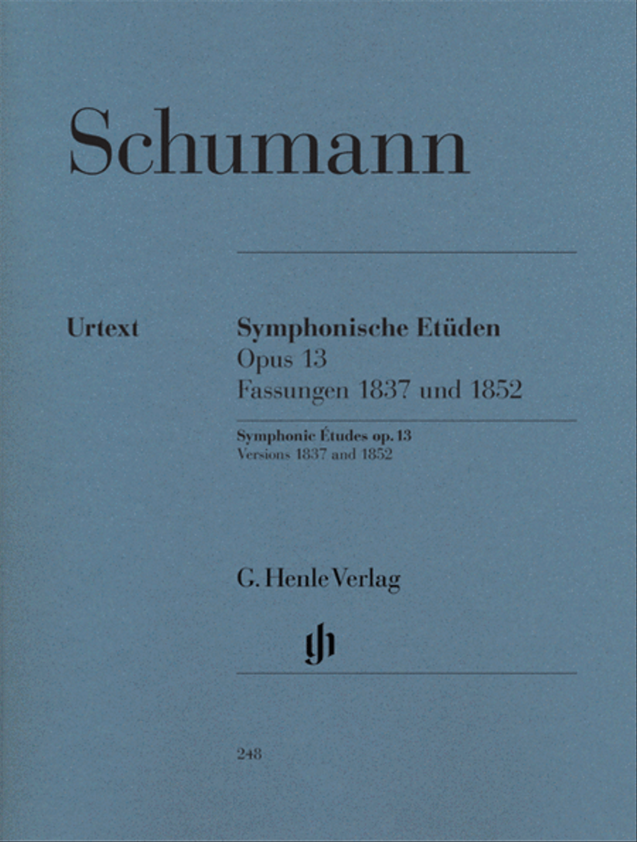 Symphonic Etudes Op. 13 (Early, Late, and 5 Posthumous Versions) Piano Method scores gallery preview page 1