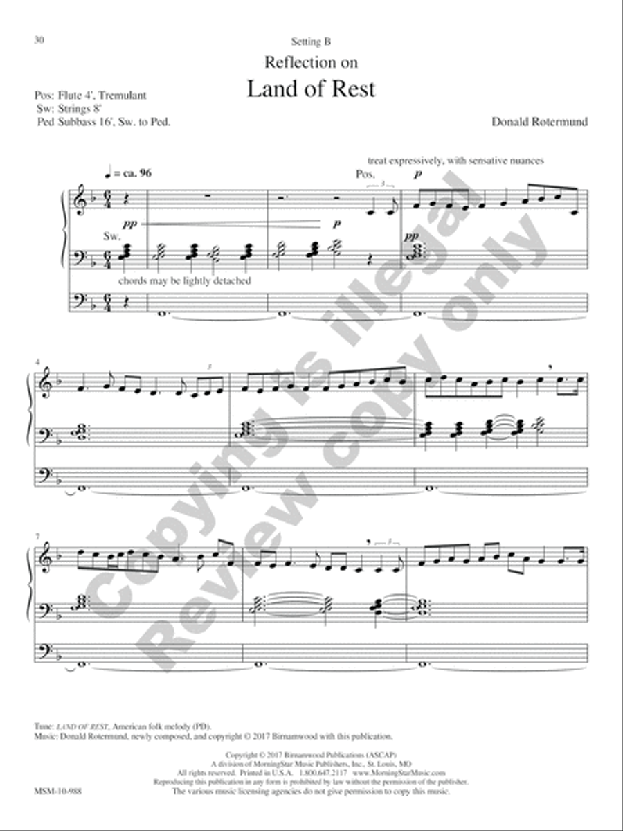 36 Flexible Hymn-Based Extemporizations Organ scores gallery preview page 46
