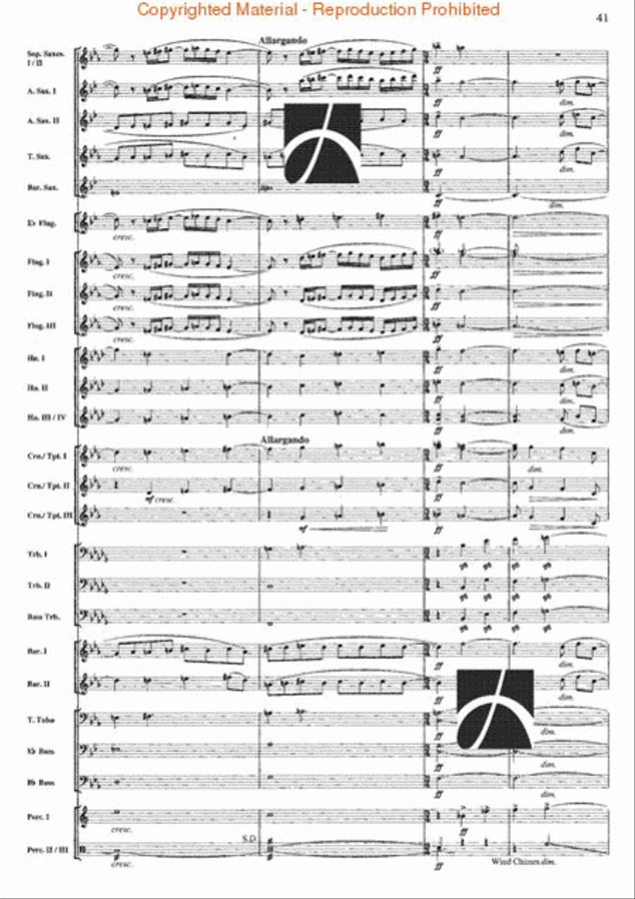 Firestorm Brass Band scores gallery preview page 41
