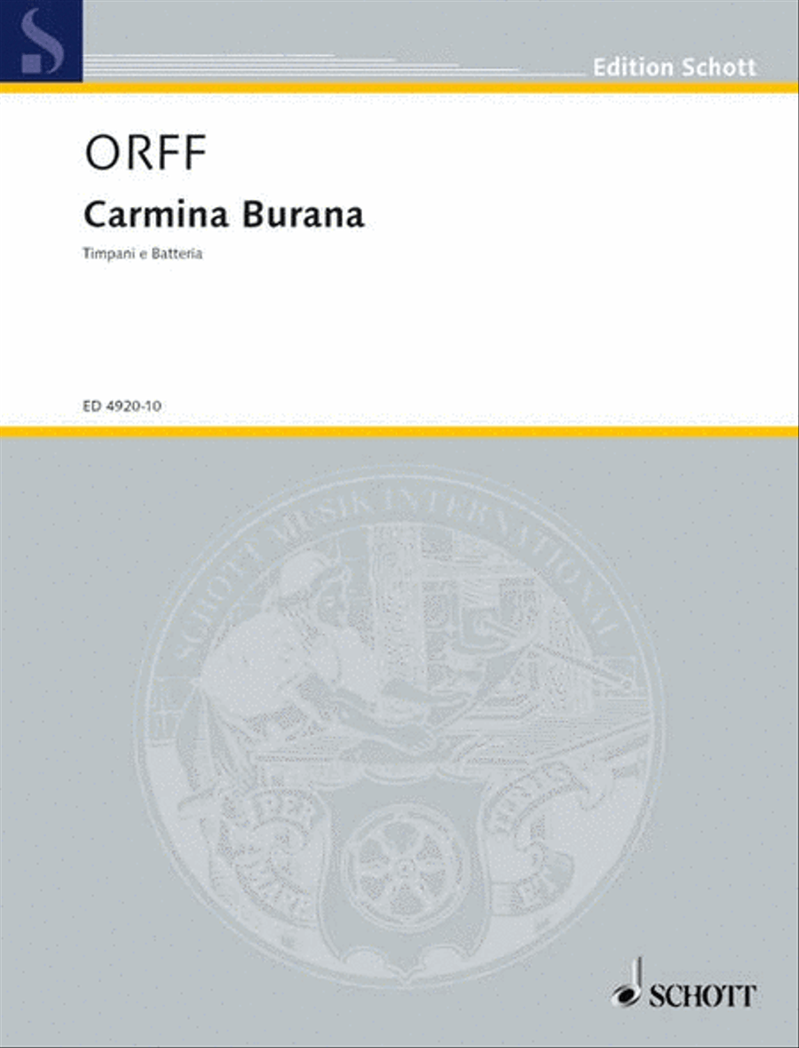 Carmina Burana Choir scores gallery preview page 1