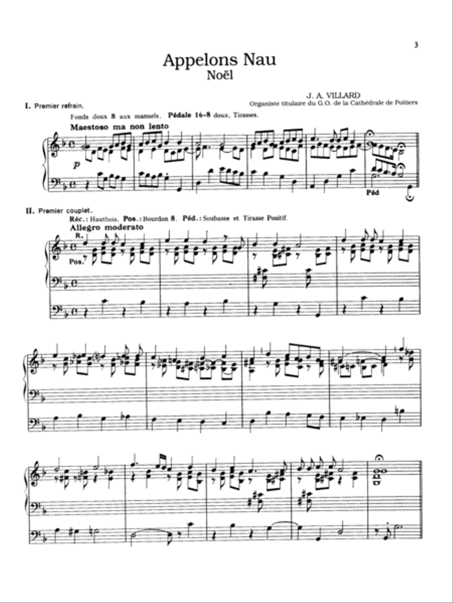 Christmas Music from France and Germany Organ scores gallery preview page 4