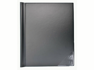 Choral folder black quarto format spine 3 cm