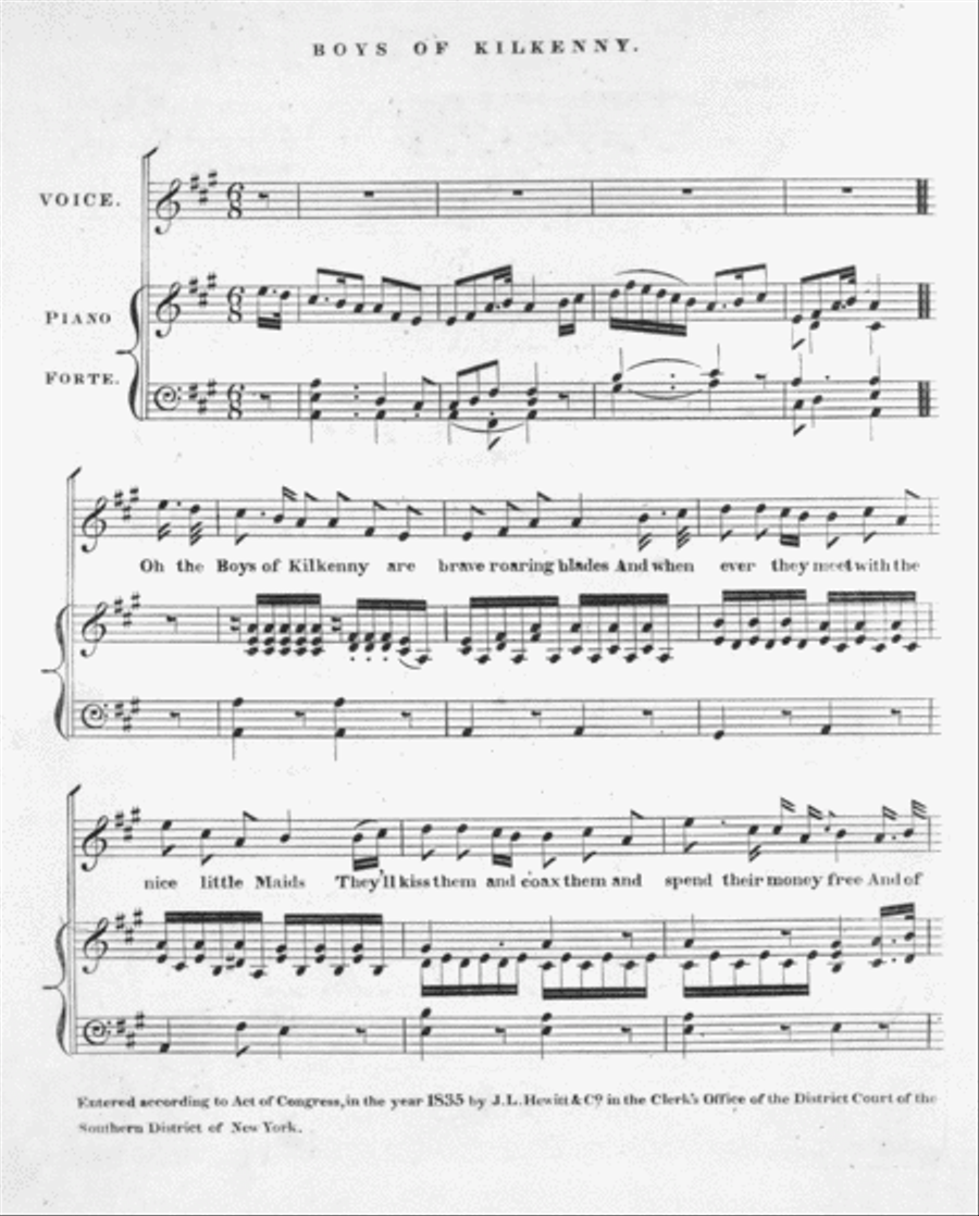 The Boys of Killkenny Voice scores gallery preview page 2