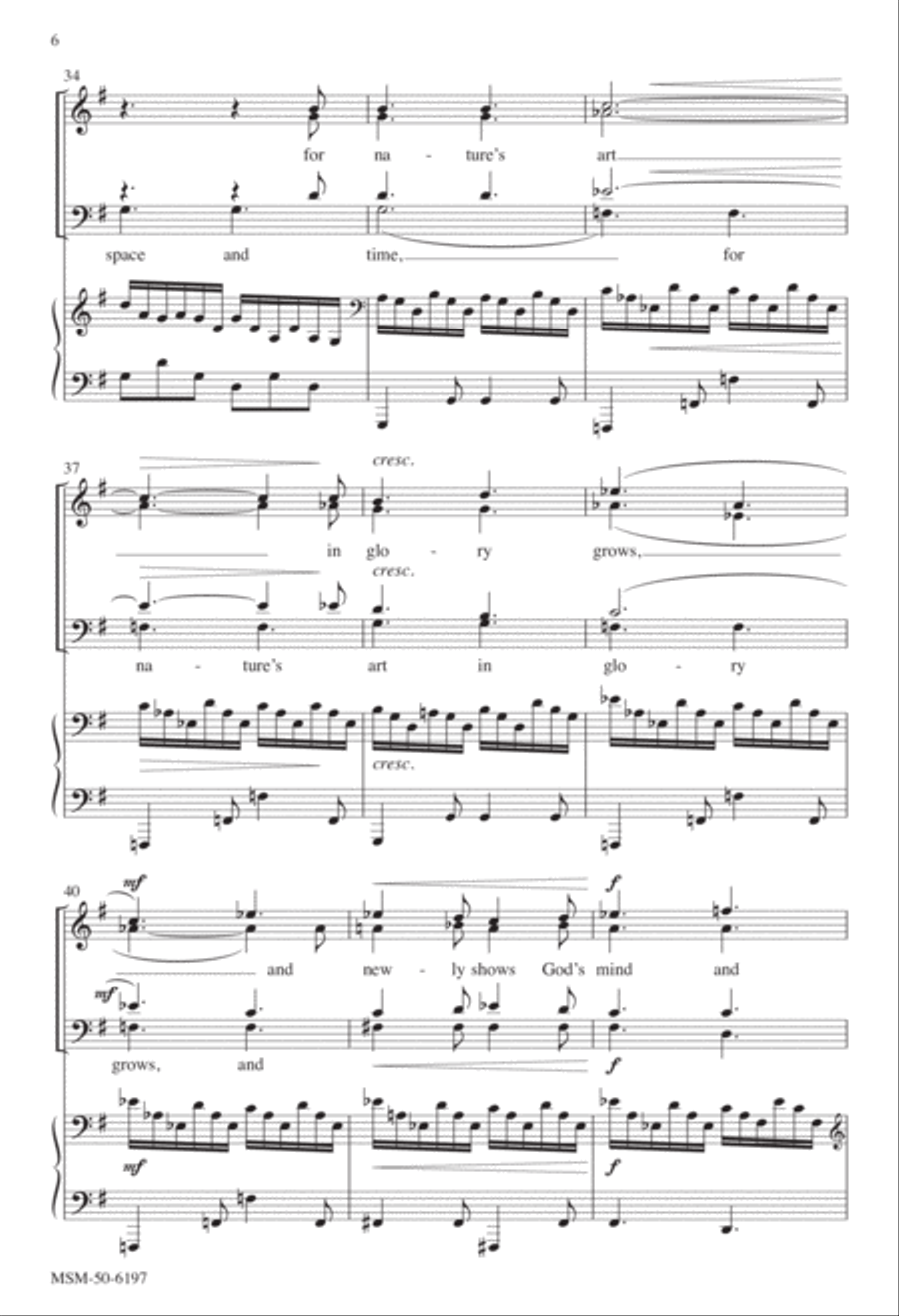 Let All Creation Dance 4-Part scores gallery preview page 5