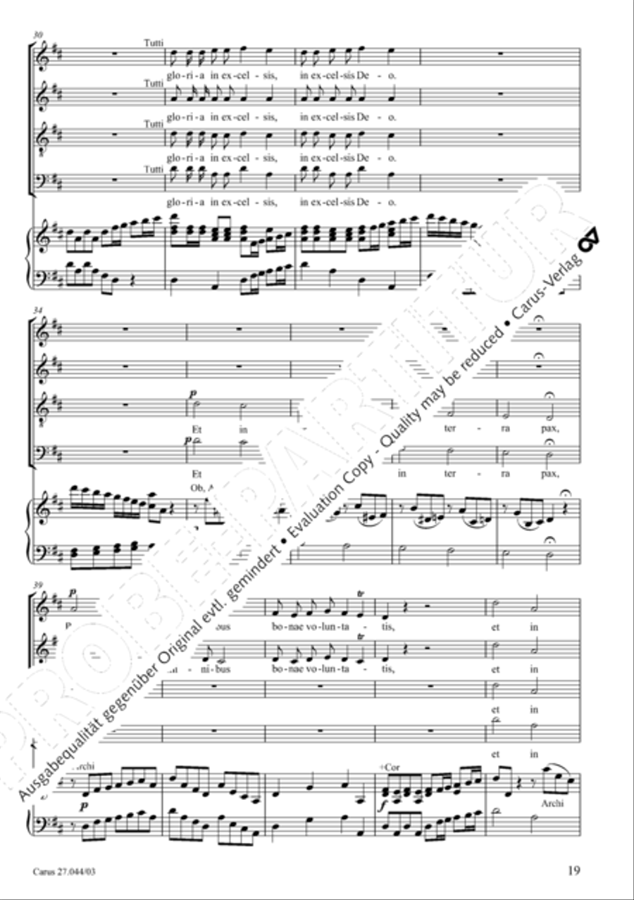 Messa per il Santissimo Natale 4-Part scores gallery preview page 20