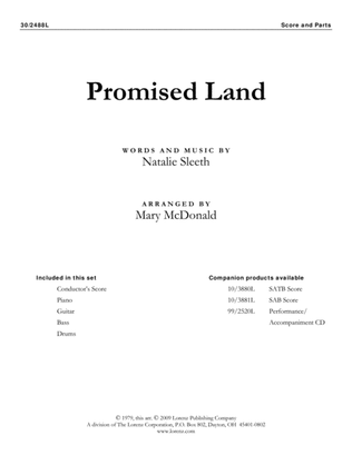 Book cover for Promised Land - Rhythm Score and Parts