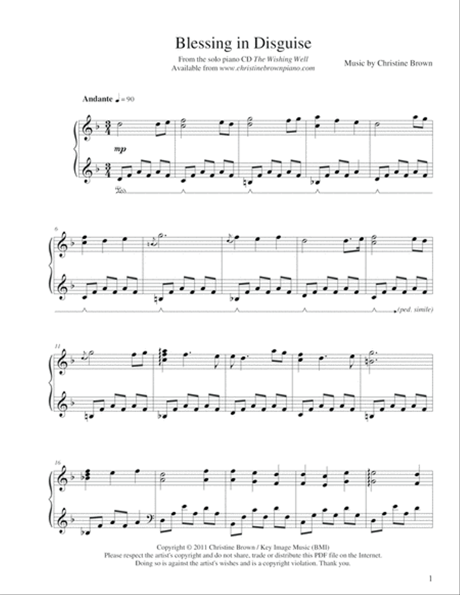Piano Solos - BEST OF CHRISTINE BROWN Songbook - 2012 Piano Solo scores gallery preview page 3