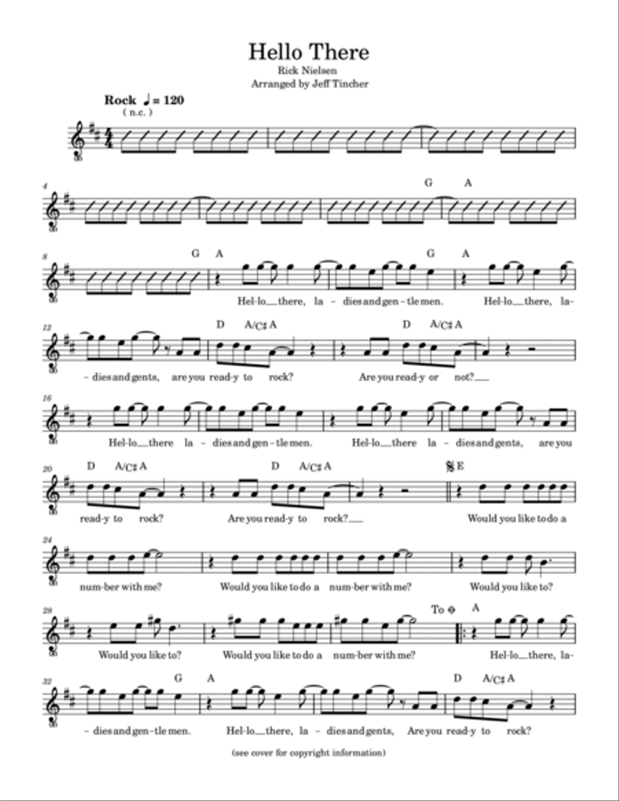 Hello There Piano scores gallery preview page 2