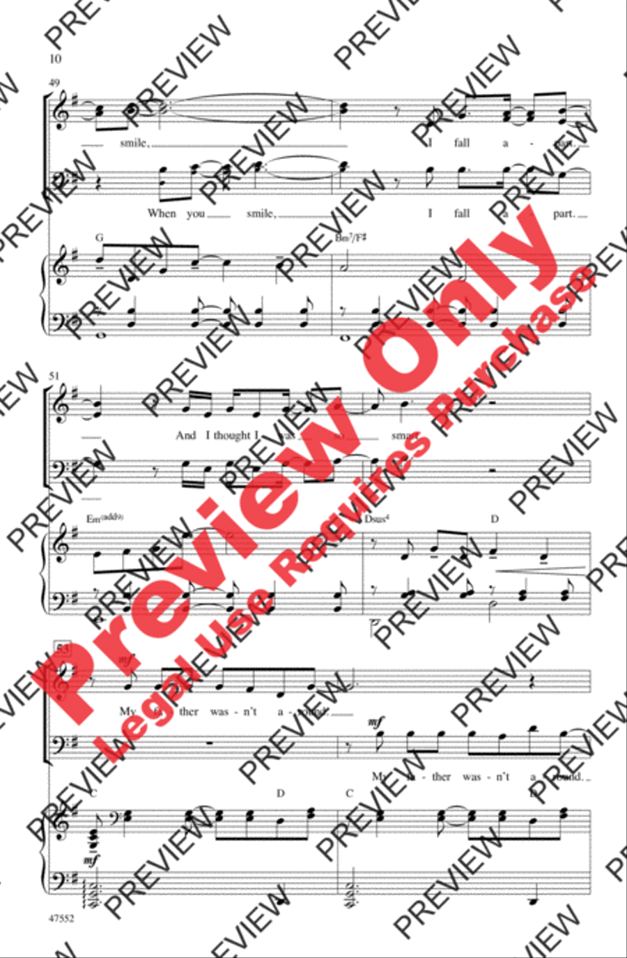 Dear Theodosia 3-Part scores gallery preview page 9
