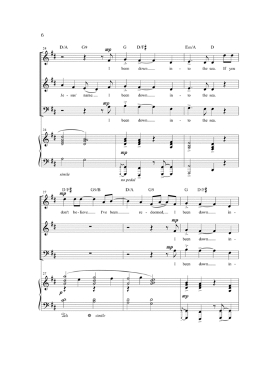 Been Down to the Sea Been Down to the Sea 3-Part scores gallery preview page 11