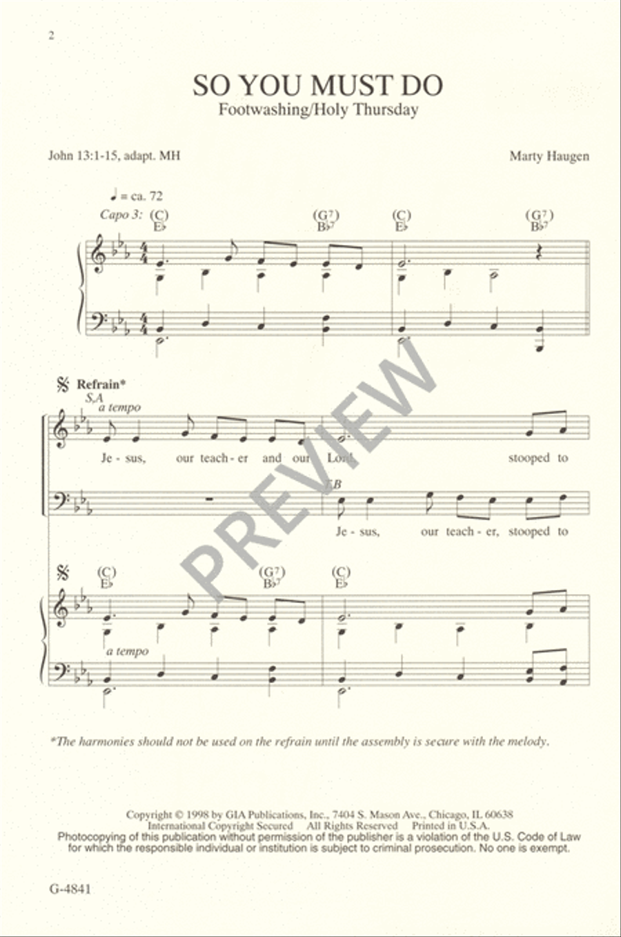 So You Must Do So You Must Do 4-Part scores gallery preview page 2