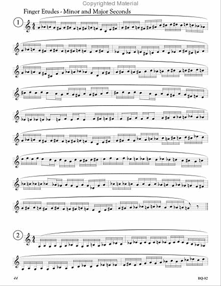 Method For Trumpet - Book 3 (Fingering Exercises And Etudes-Pt. 2) B-Flat Trumpet scores gallery preview page 2