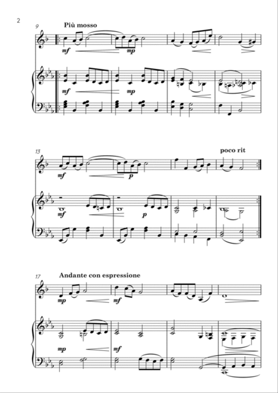 The Deserted Garden B-Flat Clarinet scores gallery preview page 2