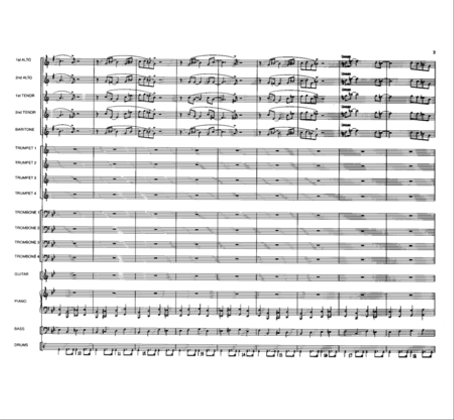 Blue Hue Jazz Ensemble scores gallery preview page 3