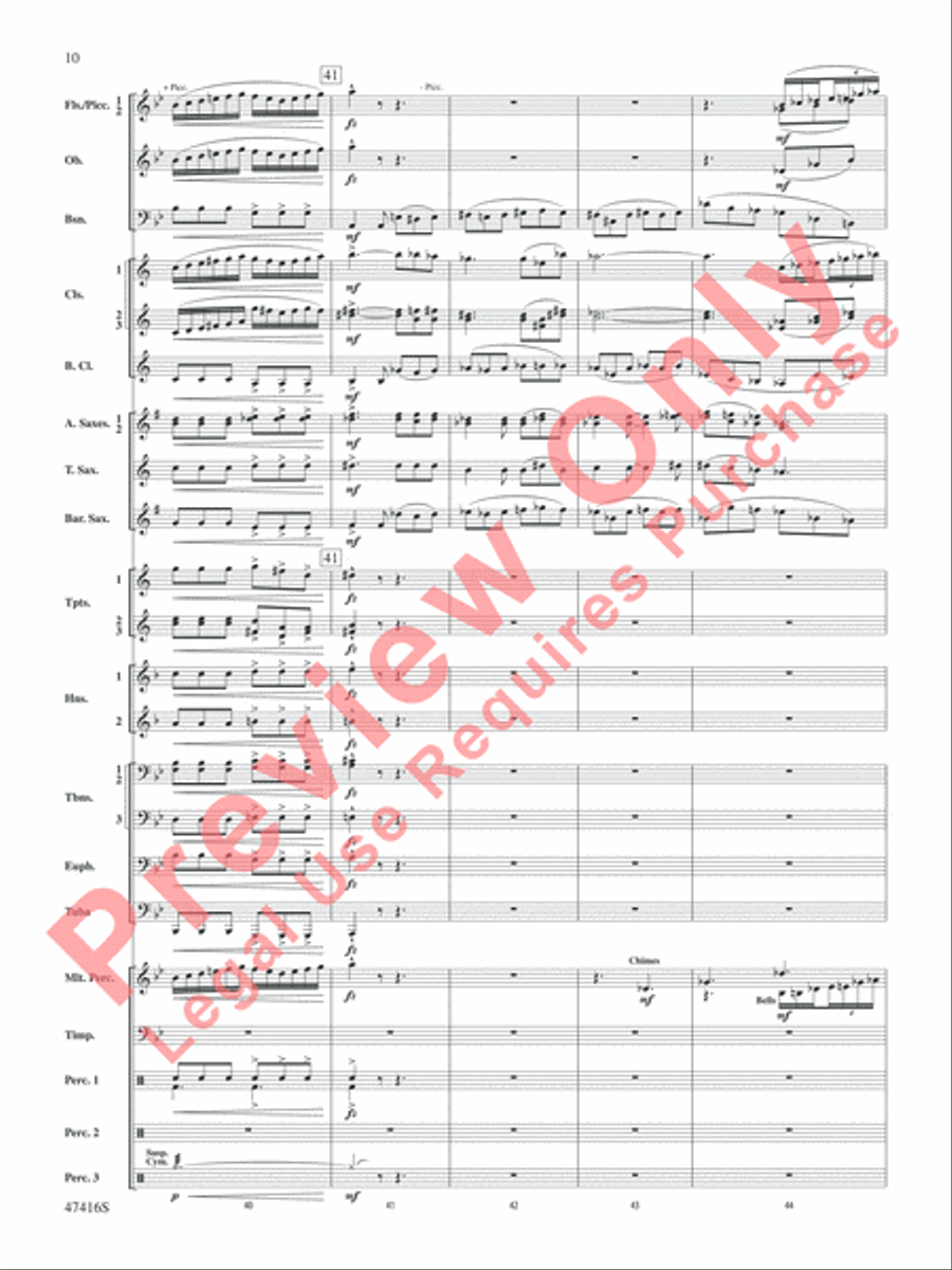 Rogue River Concert Band scores gallery preview page 11
