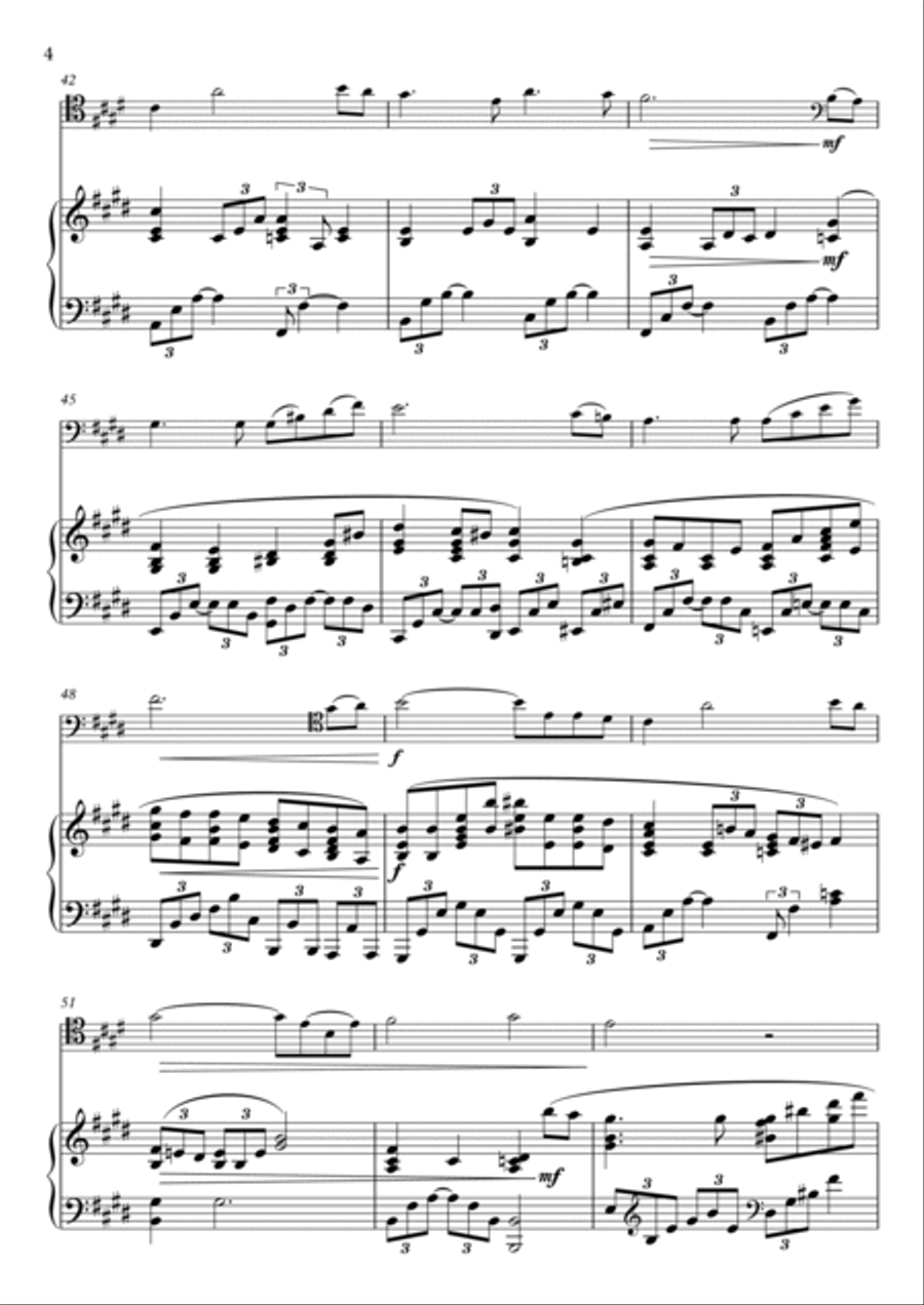 Hymne A L'amour String Duet scores gallery preview page 4
