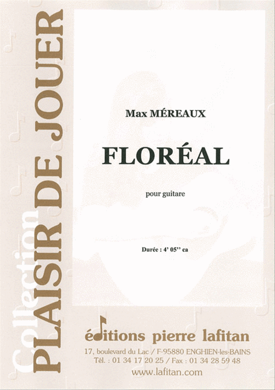 Floréal Guitar scores gallery preview page 1
