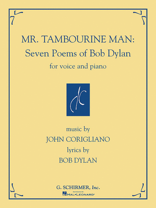 Book cover for Mr. Tambourine Man: Seven Poems of Bob Dylan