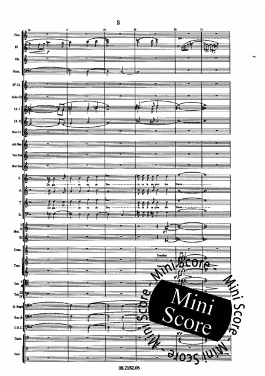 Oratorio Olympique SATB/Harmonie 4-Part scores gallery preview page 7