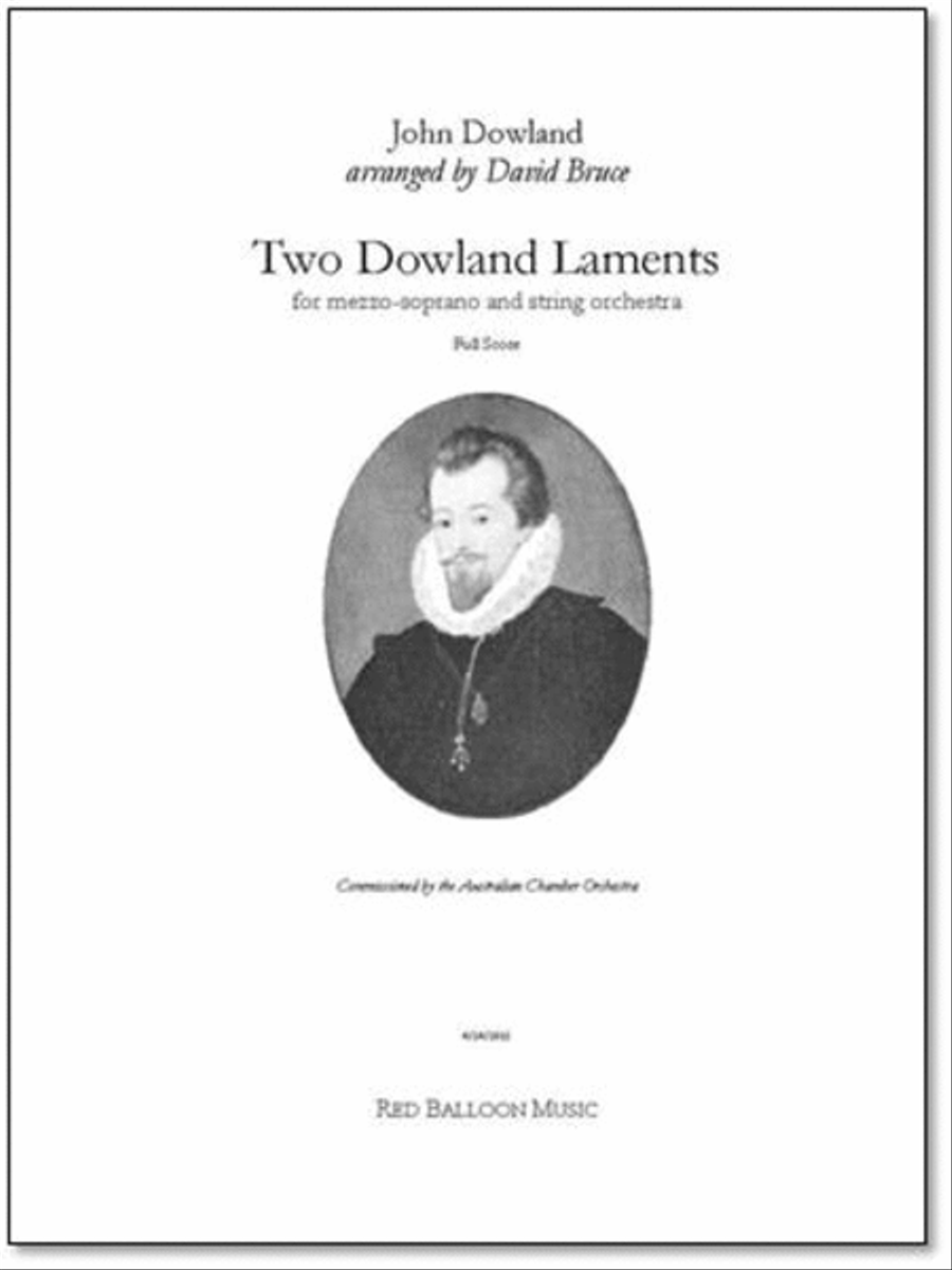 Two Dowland Laments (score and parts) String Orchestra scores gallery preview page 1