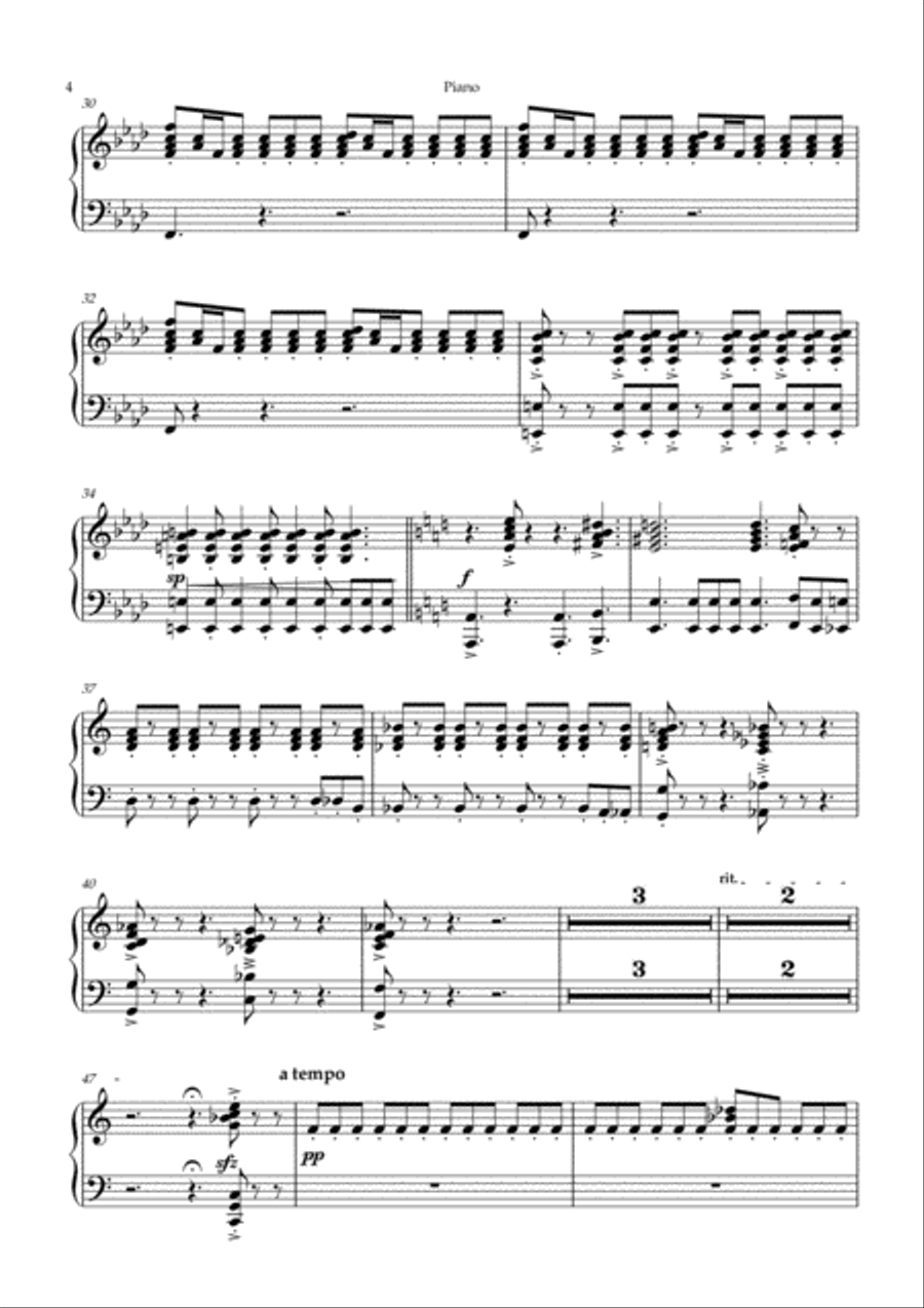 Duel: for Viola and Cello - Piano Viola scores gallery preview page 4