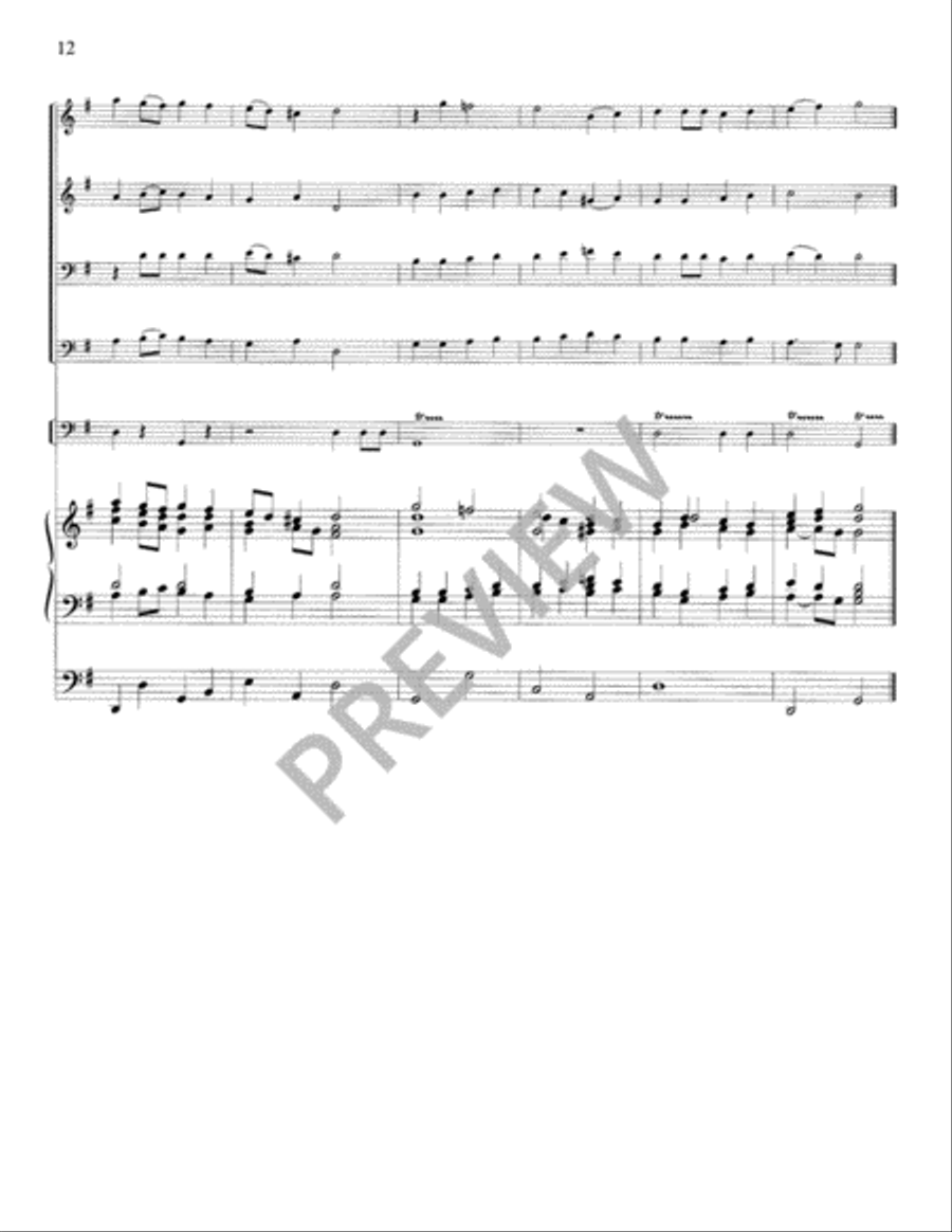 Festival Hymns for Organ, Brass, and Timpani - Volume 2, Easter Trombone scores gallery preview page 14