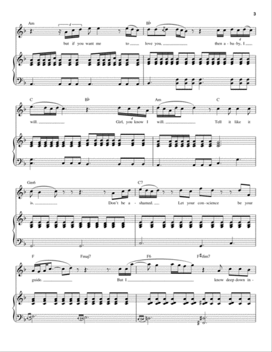 Tell It Like It Is Piano scores gallery preview page 3