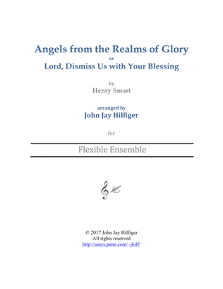Book cover for Angels from the Realms of Glory/ Lord, Dismiss Us with Your Blessing