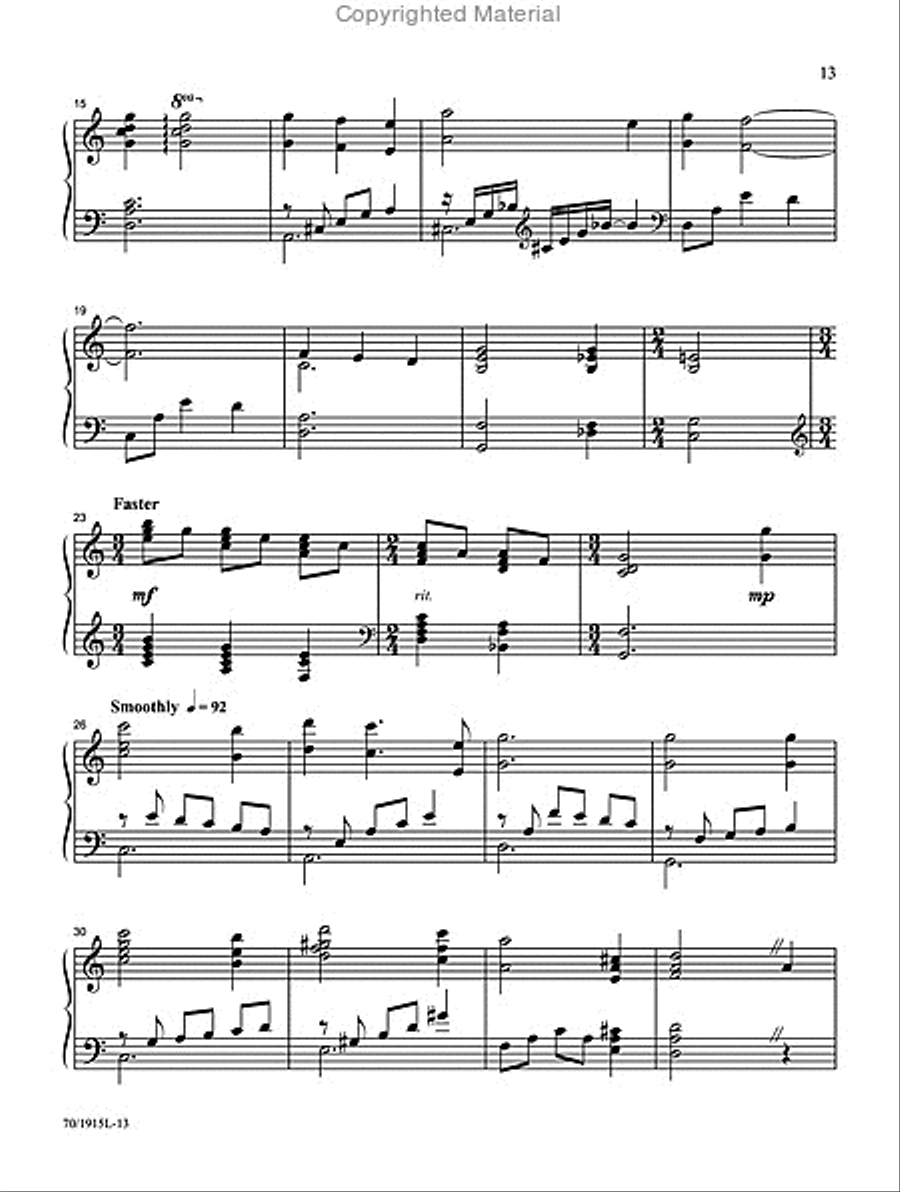 Piano Portraits Piano Solo scores gallery preview page 10