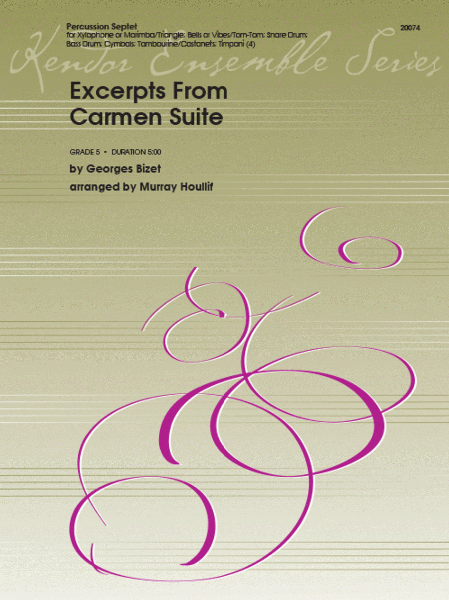 Excerpts From Carmen Suite Chamber Music scores gallery preview page 1