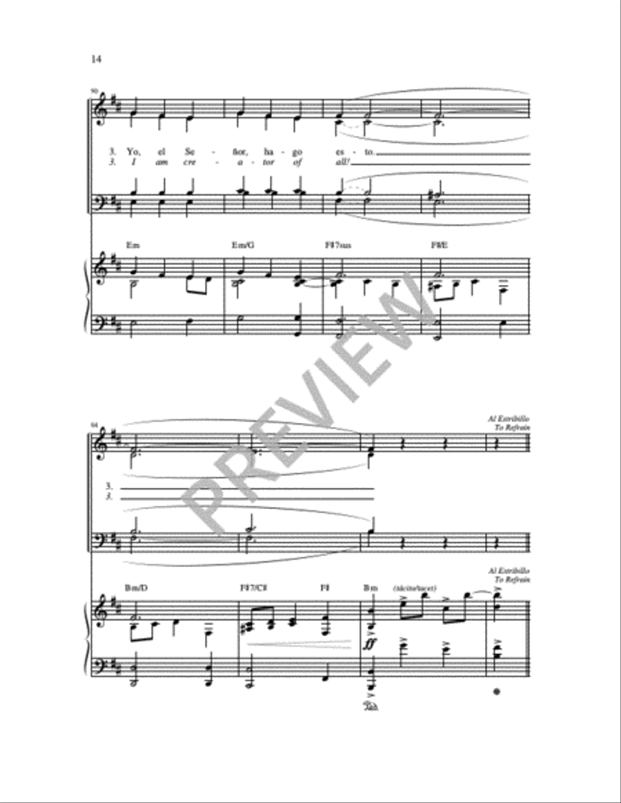 Tesoros Ocultos 4-Part scores gallery preview page 4