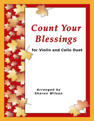Book cover for Count Your Blessings (Easy Violin and Cello Duet)