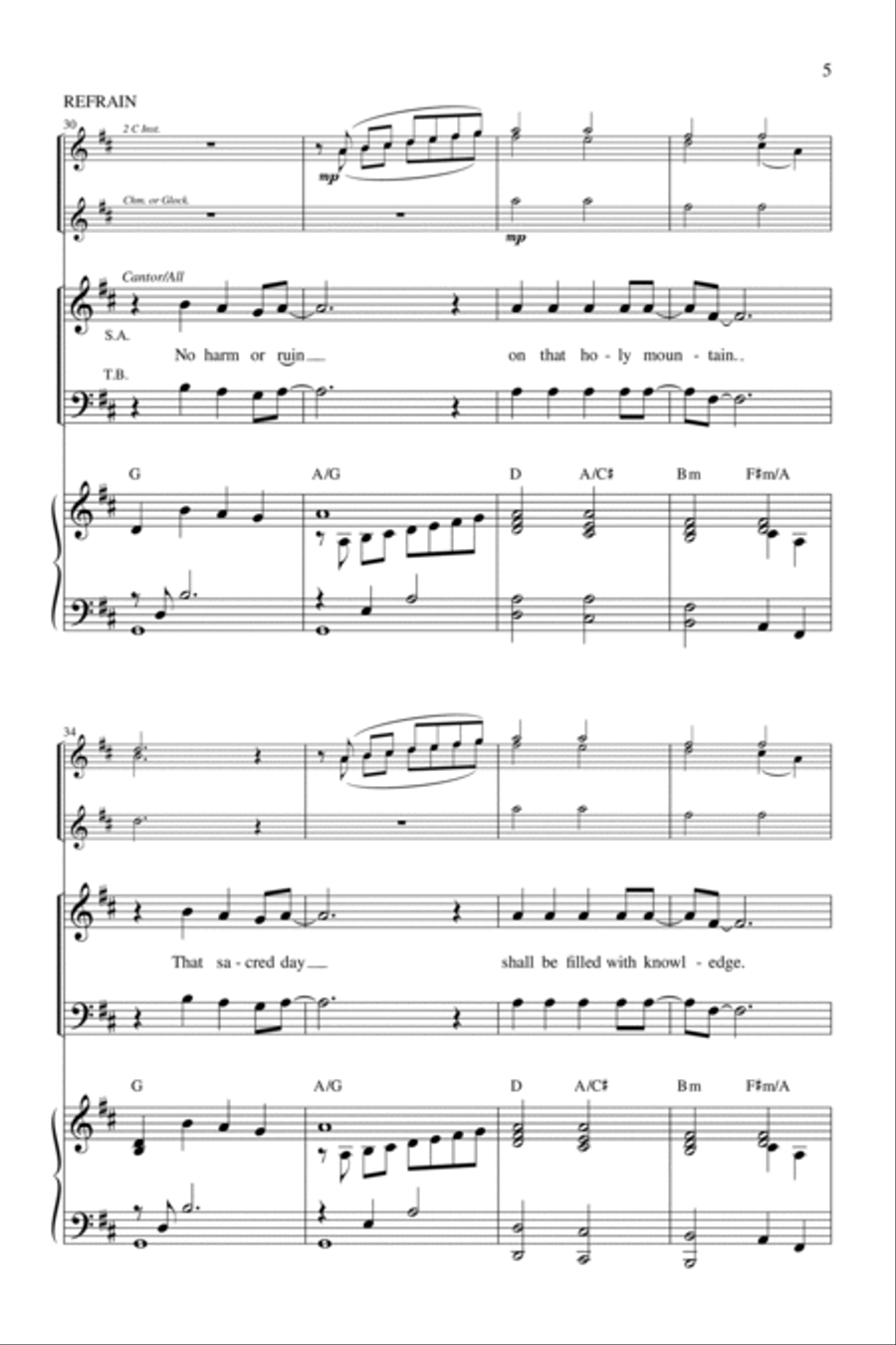 On That Holy Mountain | Download Edition 4-Part scores gallery preview page 4