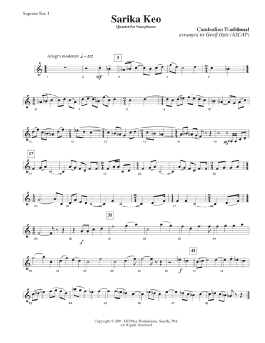 Sarika Keo Sarika Keo Woodwind Quartet scores gallery preview page 5