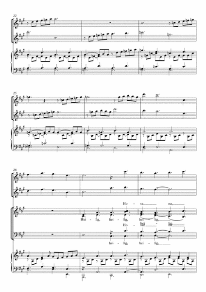 Heilig 2014 in A for SATB, piano and flutes (optional) by Simon Peberdy image number null