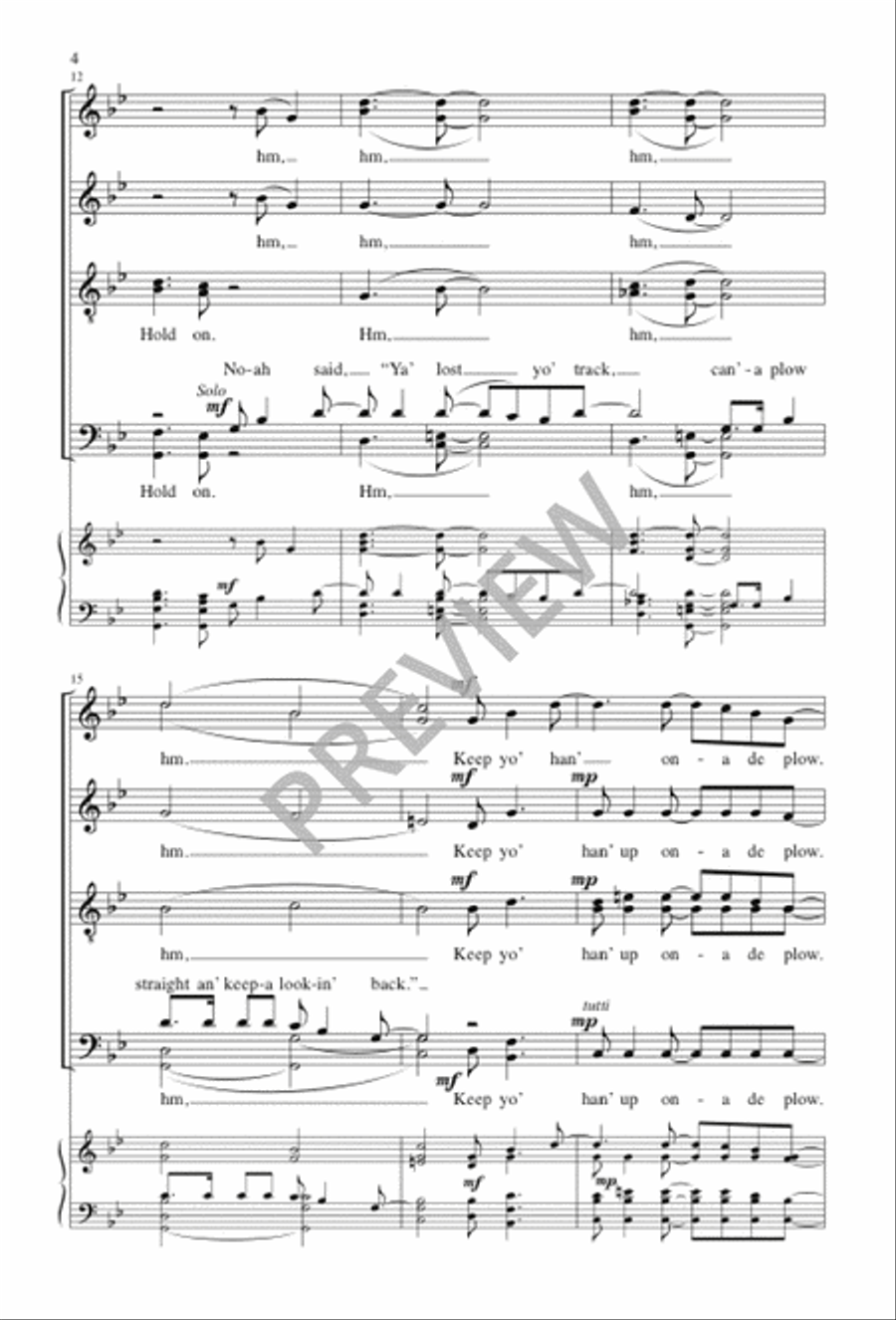 Hold On SSAATTBB scores gallery preview page 3