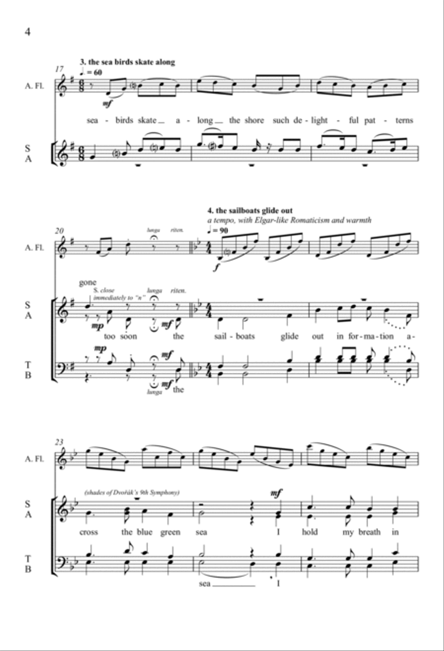Seascapes Seascapes 4-Part scores gallery preview page 3